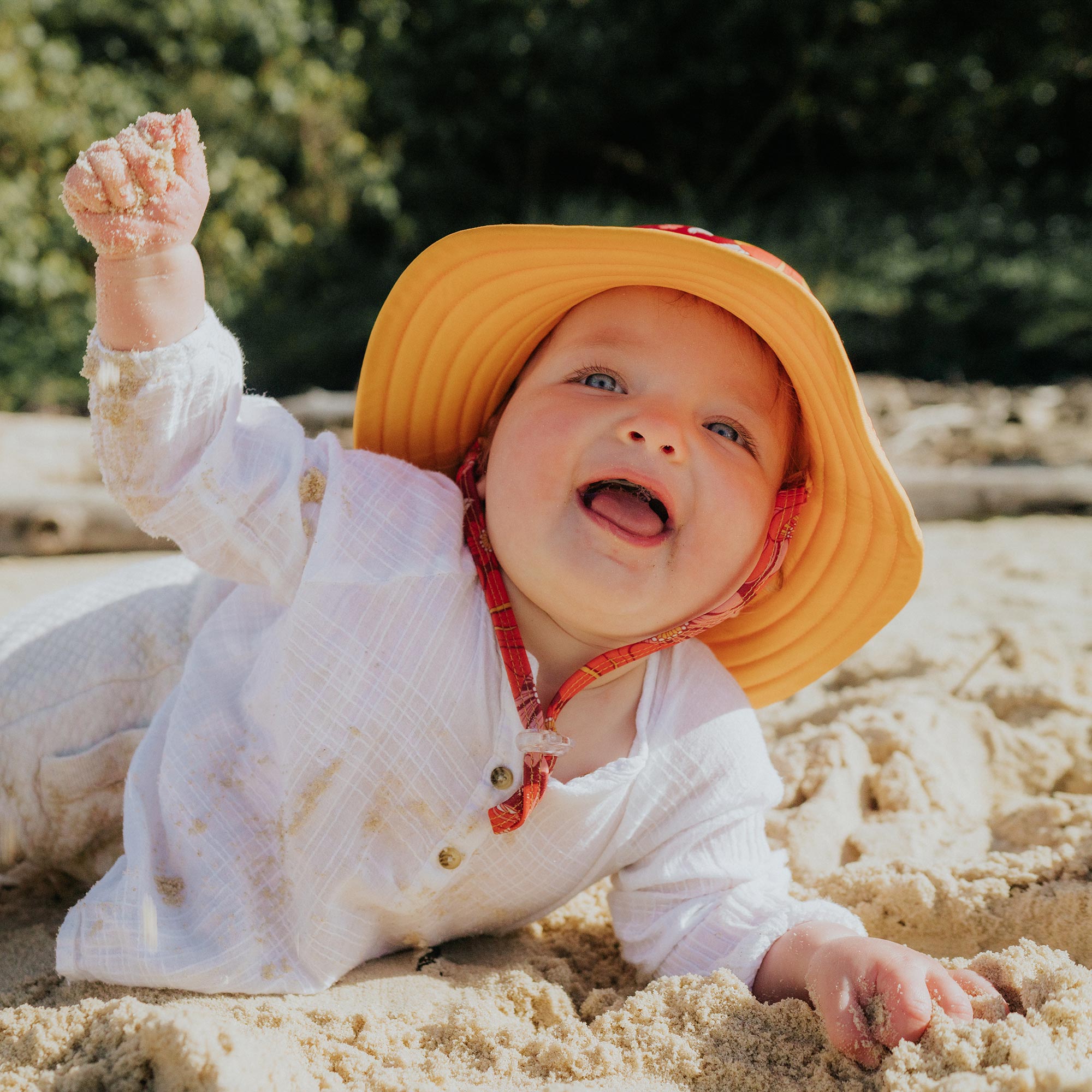 Baby swimwear deals with hat